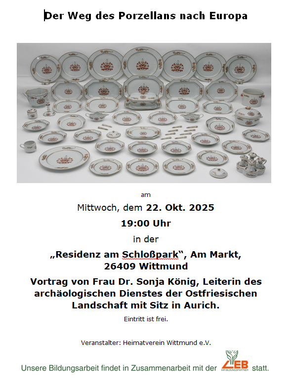 Der Weg des Porzellans nach Europa