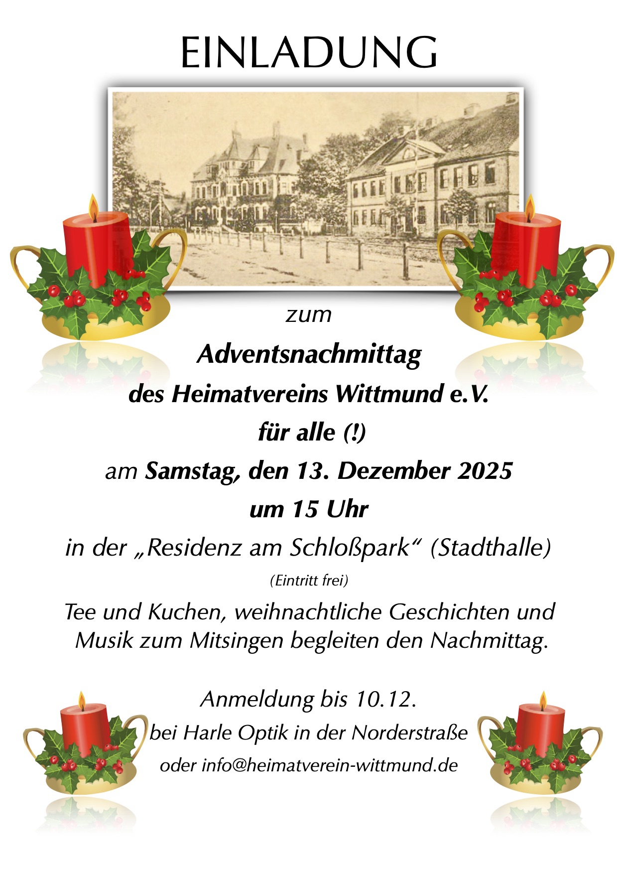 Adventsnachmittag 2025 Heimatverein