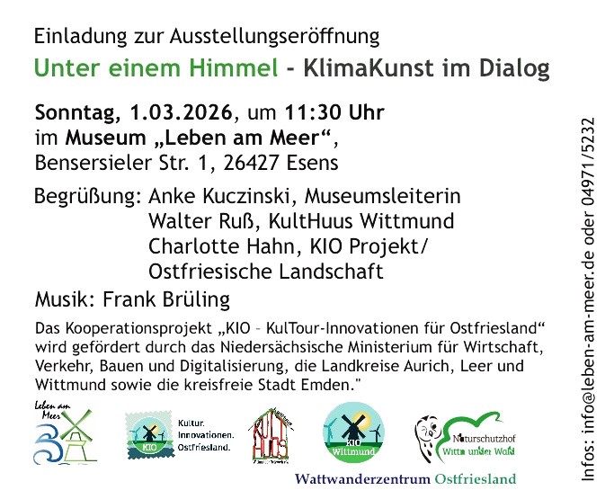 Kunstausstellung "Unter einem Himmel. KlimaKunst im Dialog"