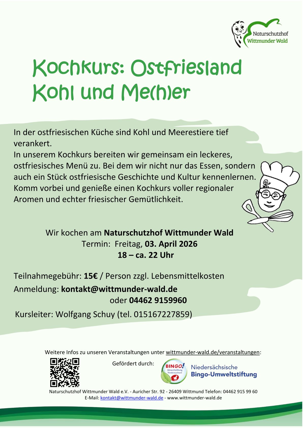 Kochkurs im Naturschutzhof